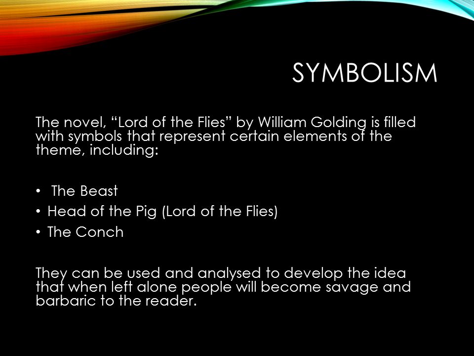 An exploration of themes in lord of the flies a novel by william golding
